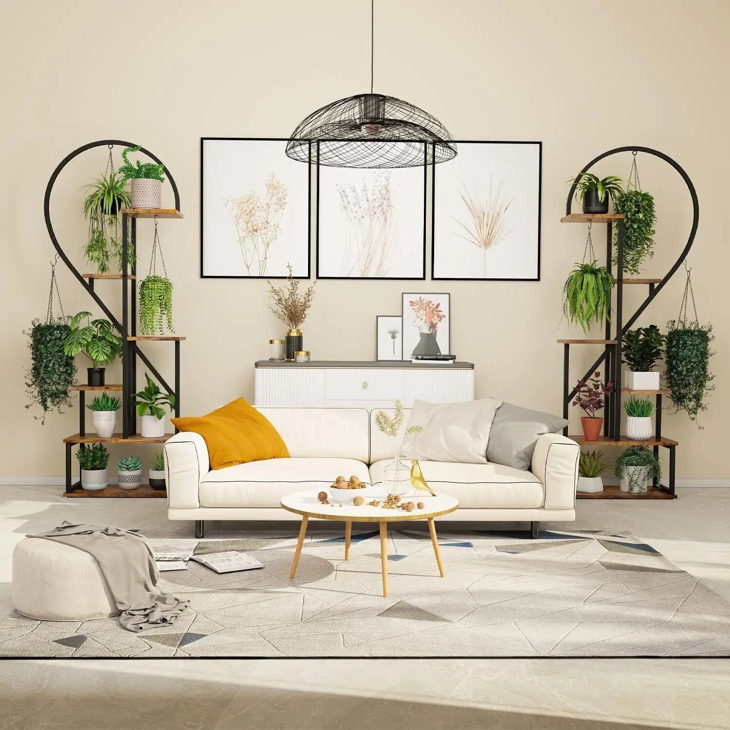 DecorBites™ 6-Tier Heart Shaped Plant Display Stand