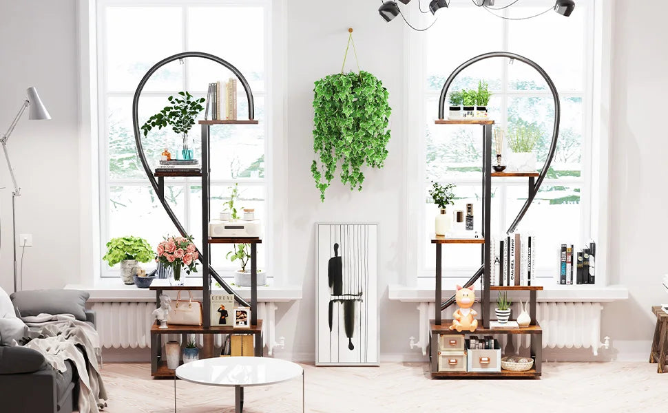 DecorBites™ 6-Tier Heart Shaped Plant Display Stand