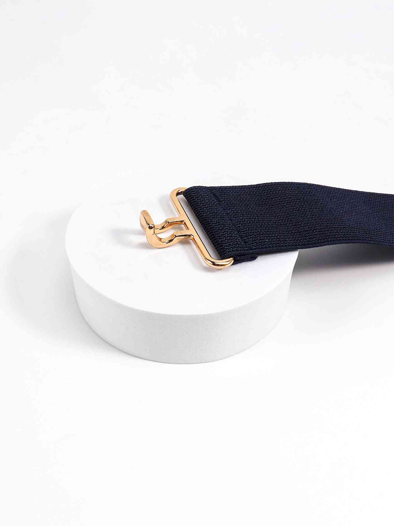 StylishFit Elastic Wide Belt – Adjustable Comfort and Chic Design See size chart under “more details”