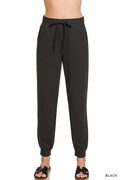Drawstring Scuba Joggers with Pockets