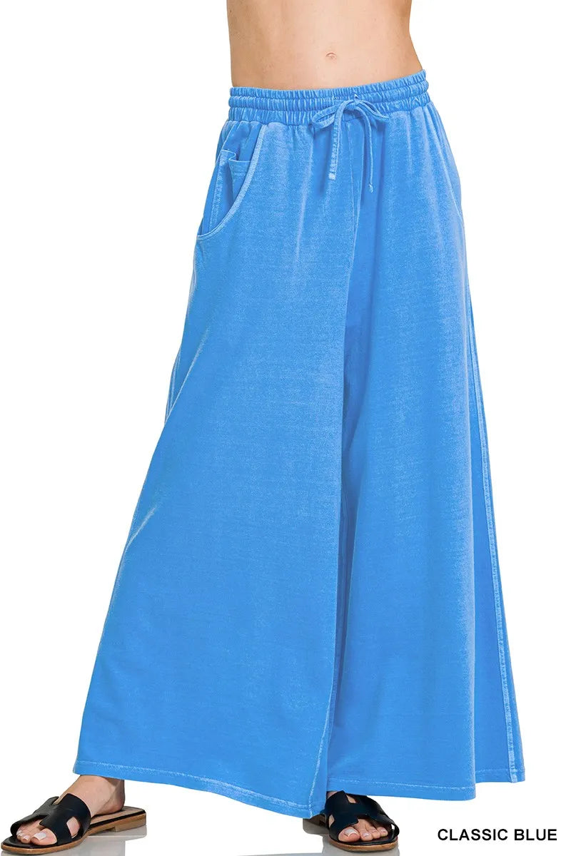 French Terry Pigment Dye & Enzyme Wash Pants