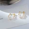 Women's S925 Silver Natural Pearl Earrings