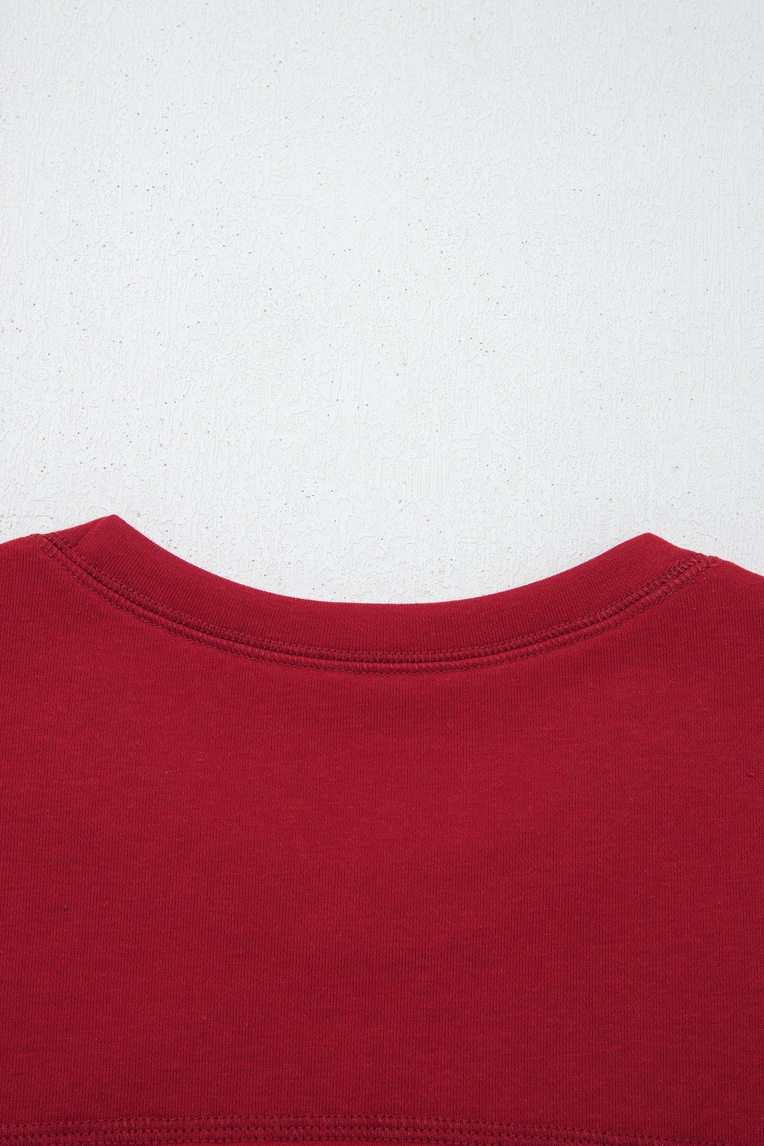 Racing Red Drop Shoulder Boxy Tee and Barrel Pants Set
