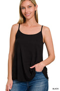 Two-Way V and Scoop Neck Reversible Spaghetti Cami