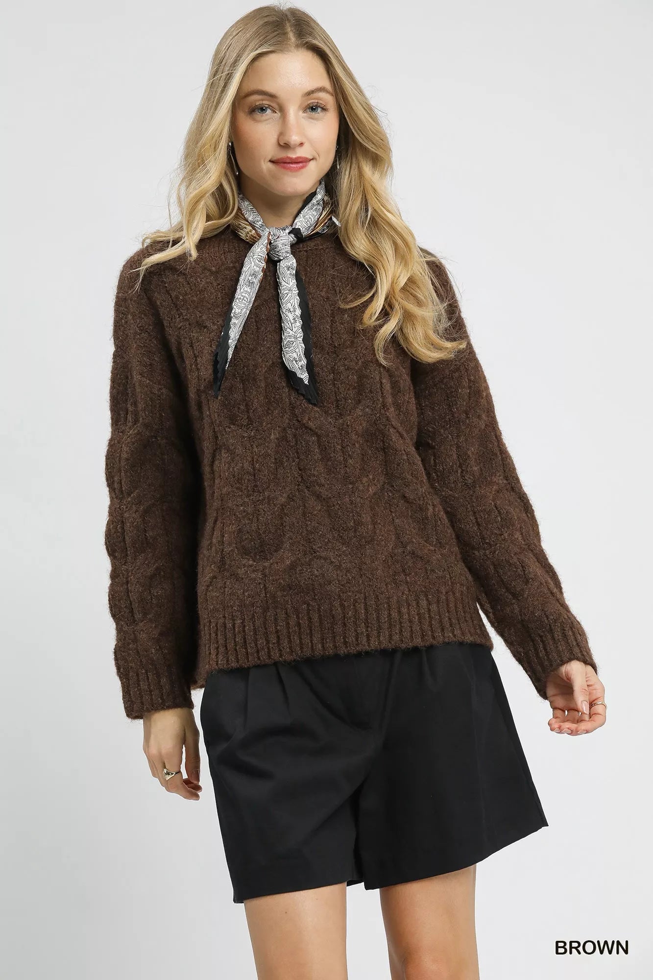 Cable Knit Cozy Sweater