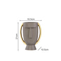 Northern Europe Limelight Resembles Facial Ceramic Vase Originality Is Contracted