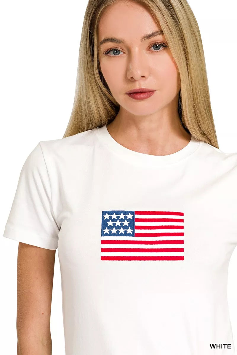 American Flag Tee