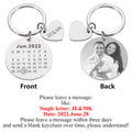Stainless Steel Mirror DIY Pendant Outer Hole Round Card Keychain