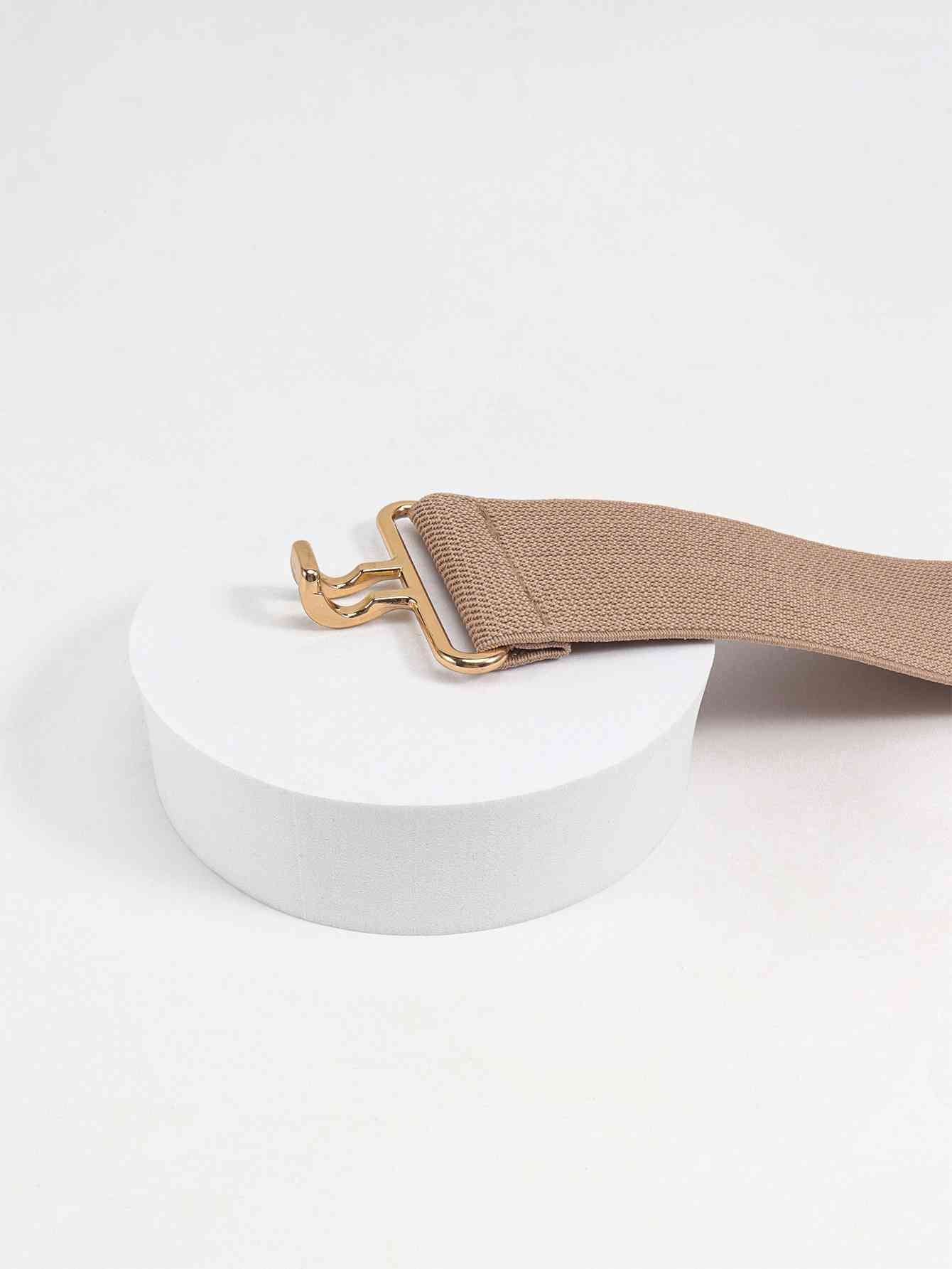 StylishFit Elastic Wide Belt – Adjustable Comfort and Chic Design See size chart under “more details”