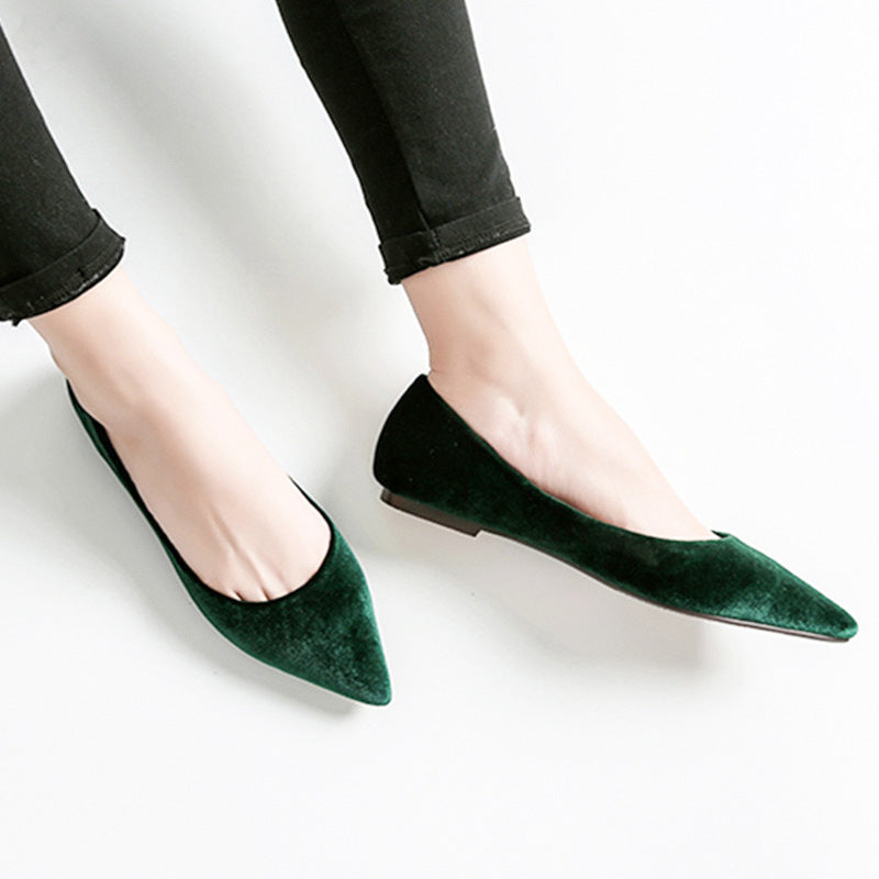 Comfortable Pointed-toe Shallow Mouth Single Shoes Women