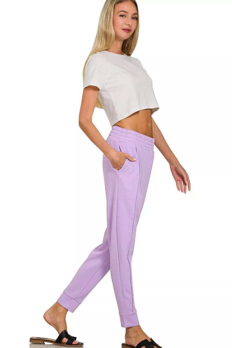 I am a Fashion Junky Scuba Mock Neck Sweatshirt and Joggers Set