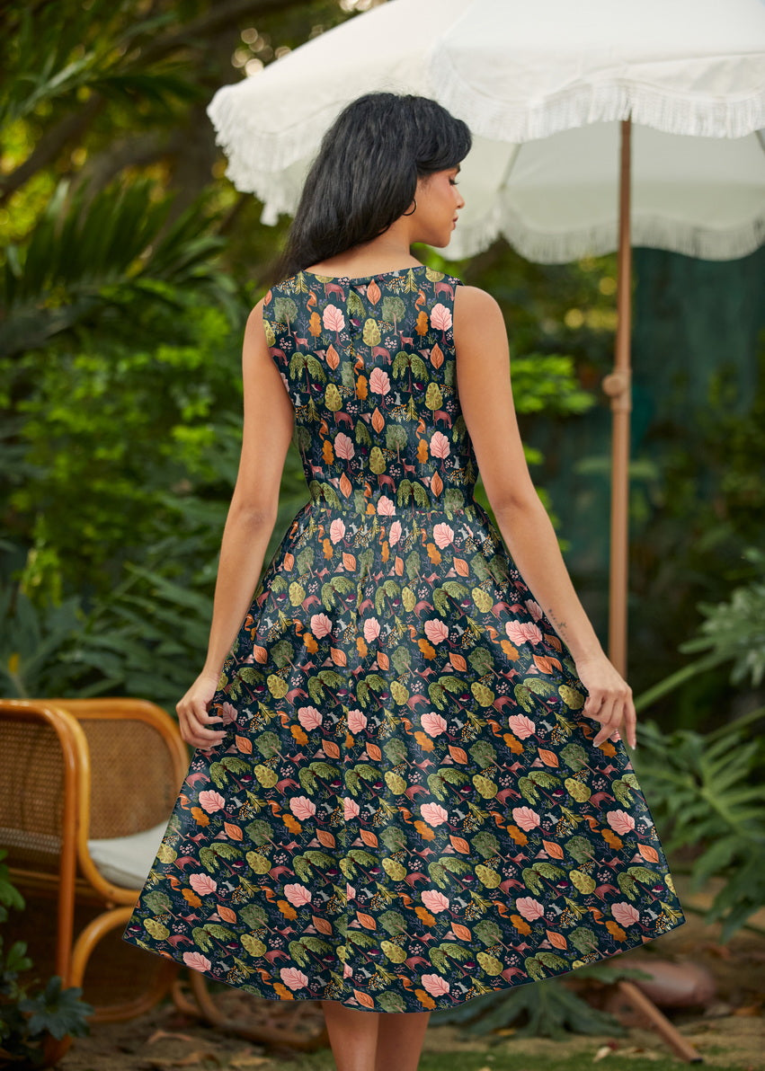 Deer Midi Dress