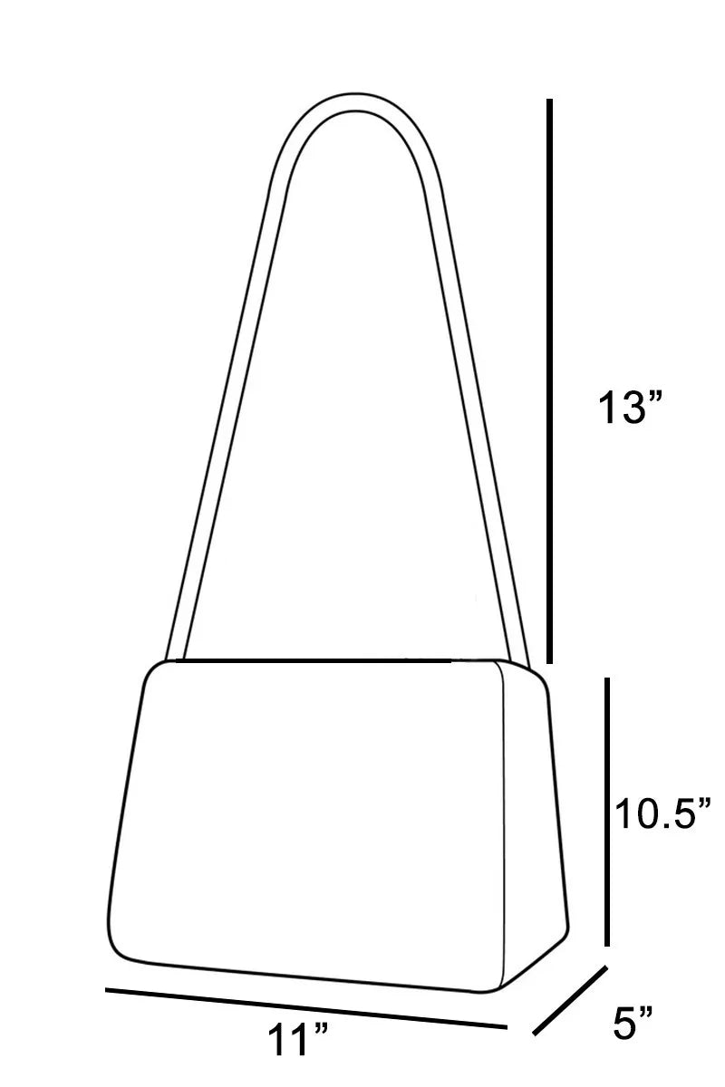 Bucket Pouch Faux Suede Tote Bag