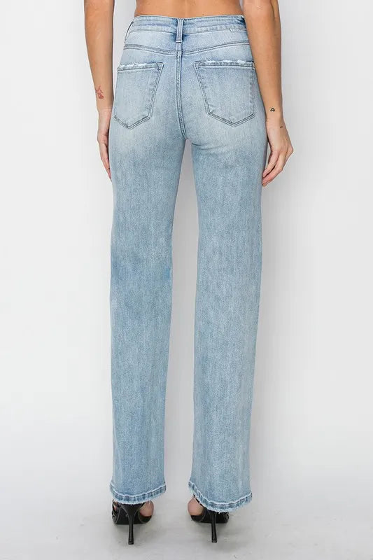 Full Size High Rise Straight Jeans Plus Size