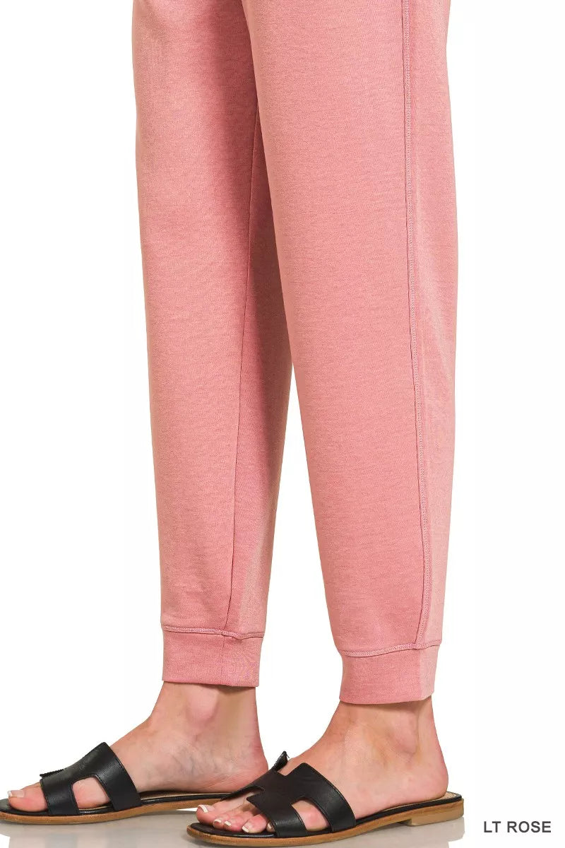 Drawstring Scuba Joggers with Pockets