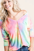 Long Sleeve Tie-Dye Terry T-Shirt