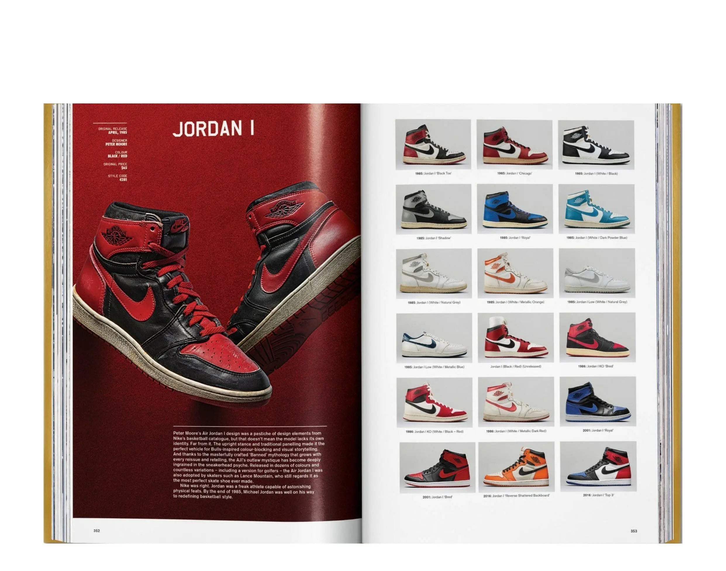 Taschen Sneaker Freaker The Ultimate Sneaker Book Hardcover Book Gold
