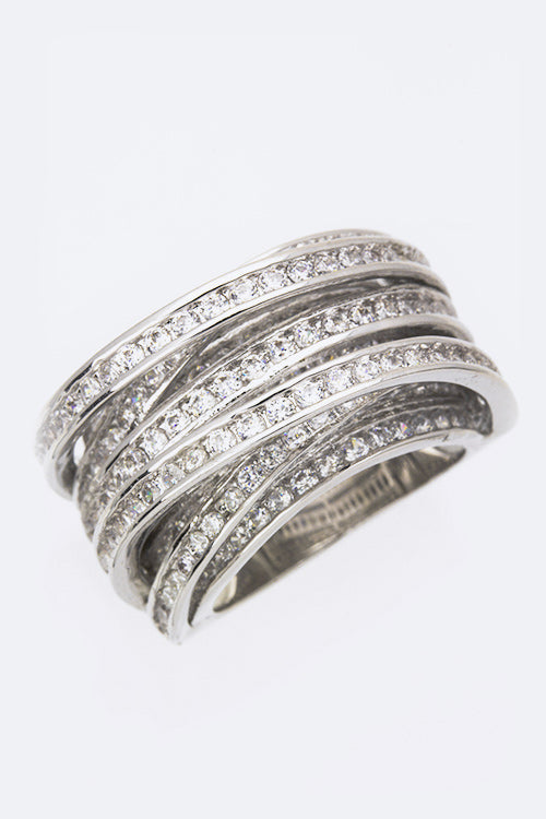 Statement CZ Ring Stylish Iconic Jewelry Accessory