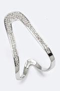 Statement CZ Iconic Arch Ring – Trendy Fashion Jewelry Accessory