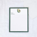 Patting Paper Cute Avocado Bear Sticky Note Book Tear