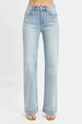 Full Size Run High Rise Straight Jeans