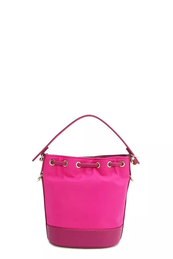 Color Patch Bucket Bag