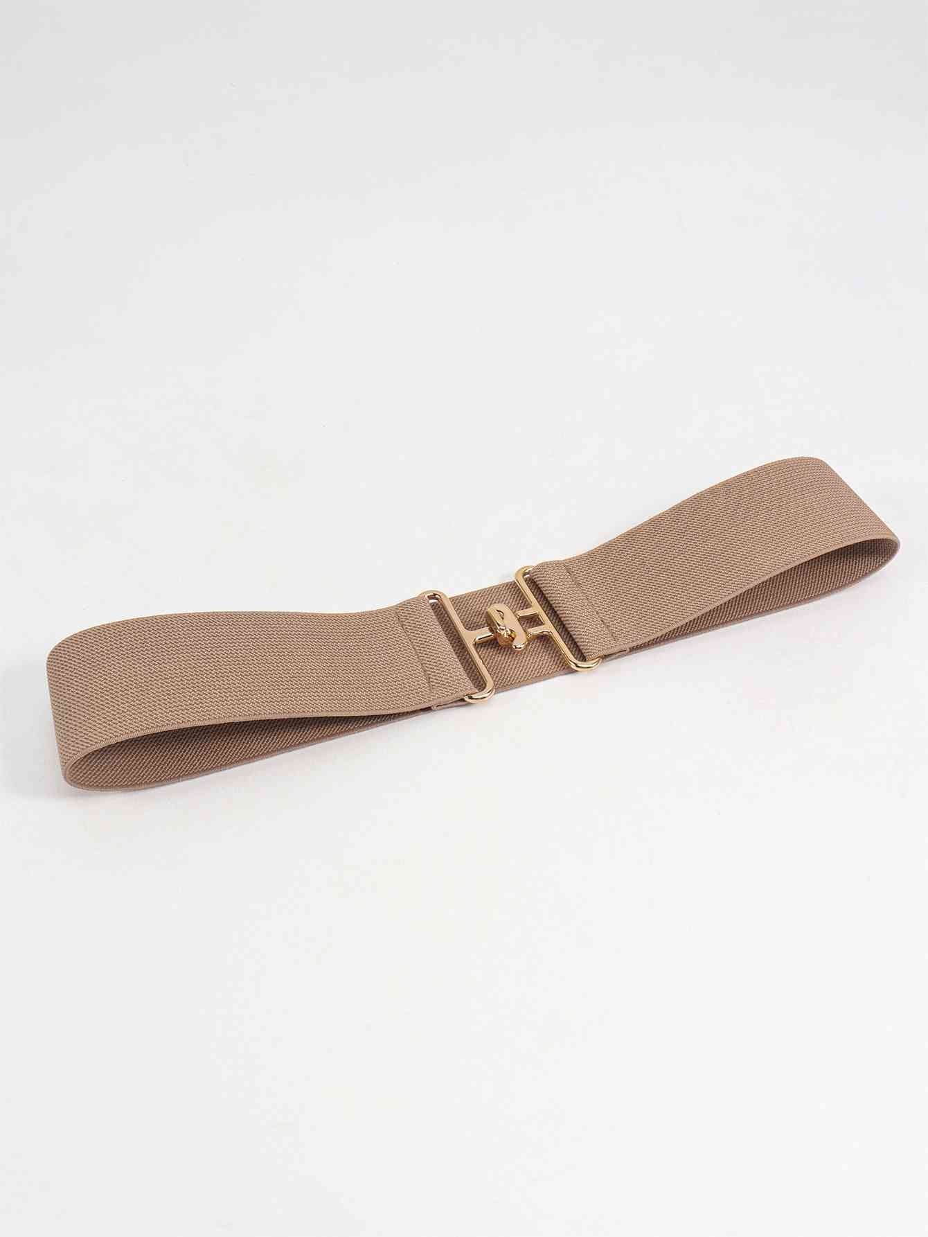 StylishFit Elastic Wide Belt – Adjustable Comfort and Chic Design See size chart under “more details”