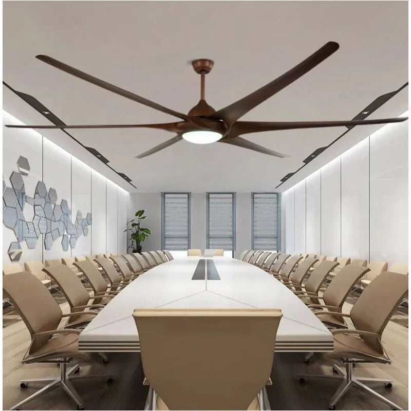 DecorBites™ 100 Inch Large Ceiling Fan with Light and Reversible DC Motor