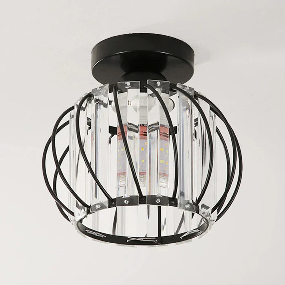 DecorBites™ Crystal Ceiling Light: Nordic Modern K9, Indoor Lamp for Hallway, Bedroom, Dining Room.