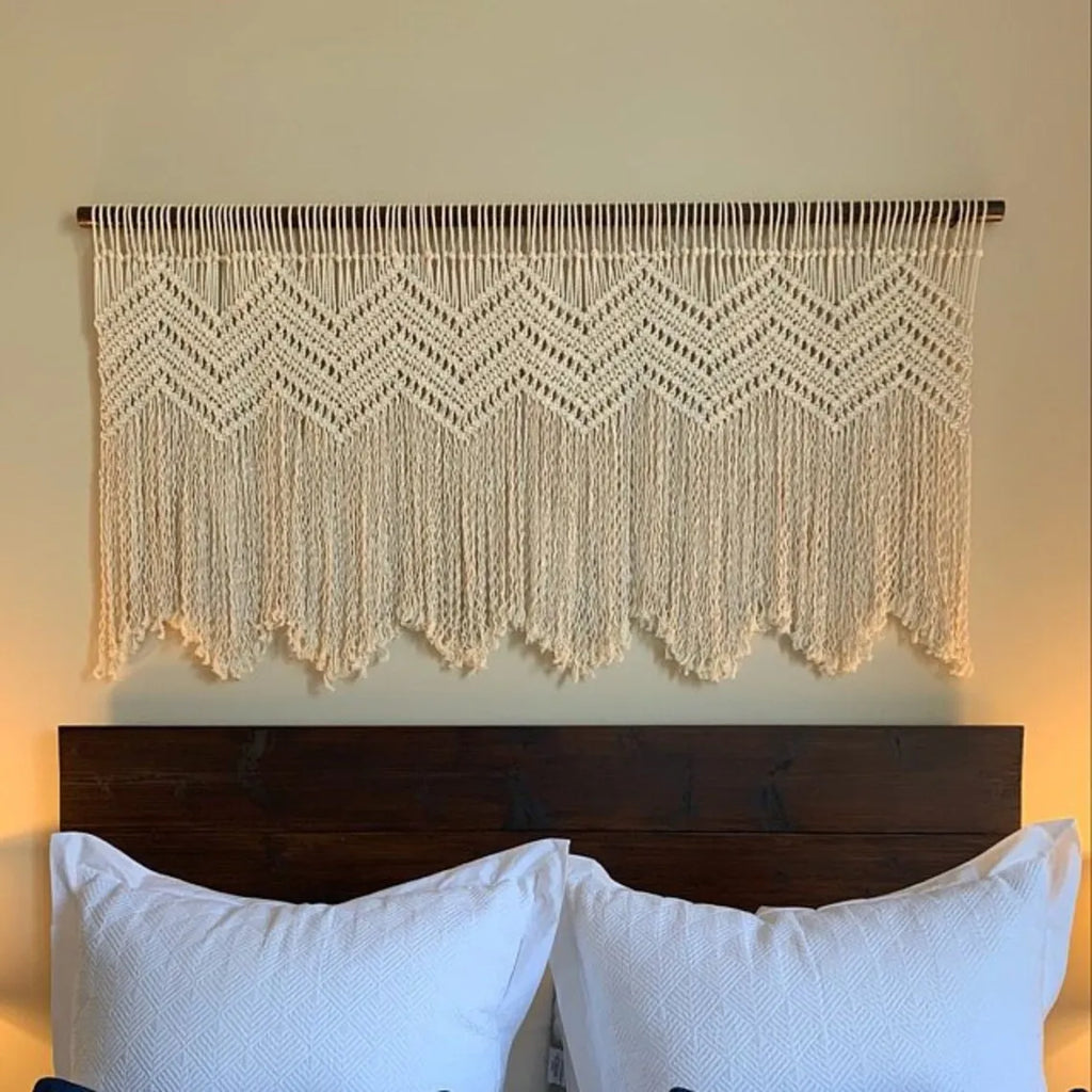 DecorBites™ Boho Cotton Wove Door Curtain Tapestry for Bedside Wall Background