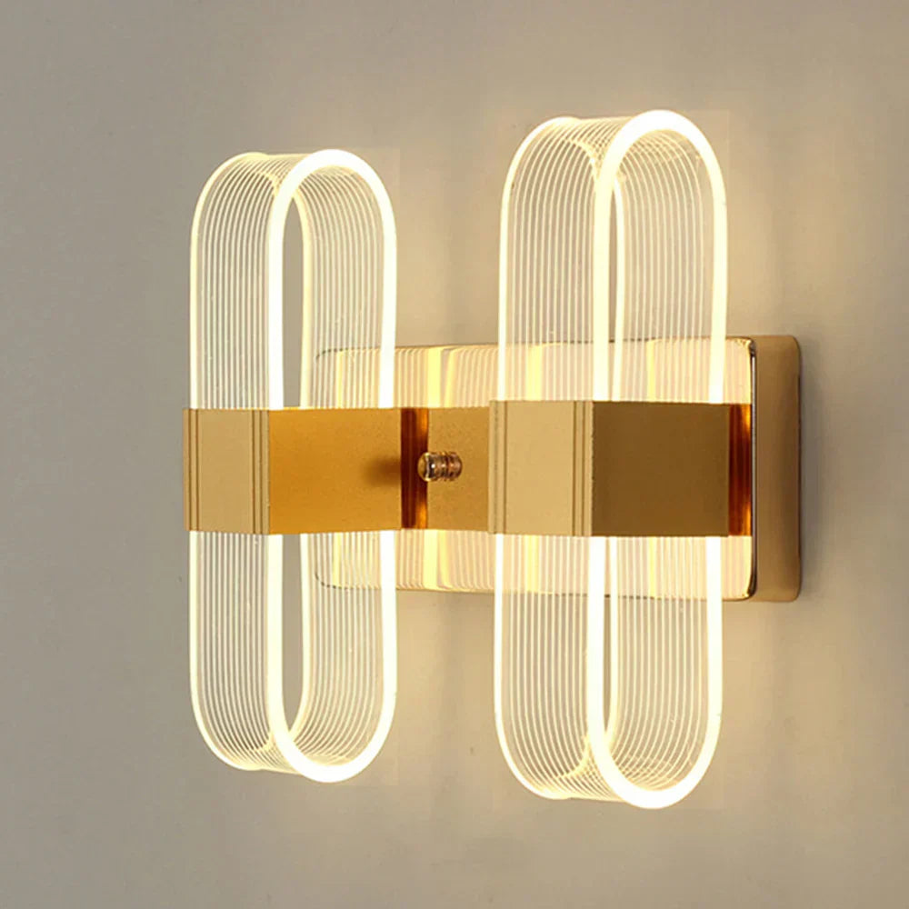 DecorBites™ Elliptical LED Wall Lamp for Home Decor Bedside Lighting in Bedroom Living Room