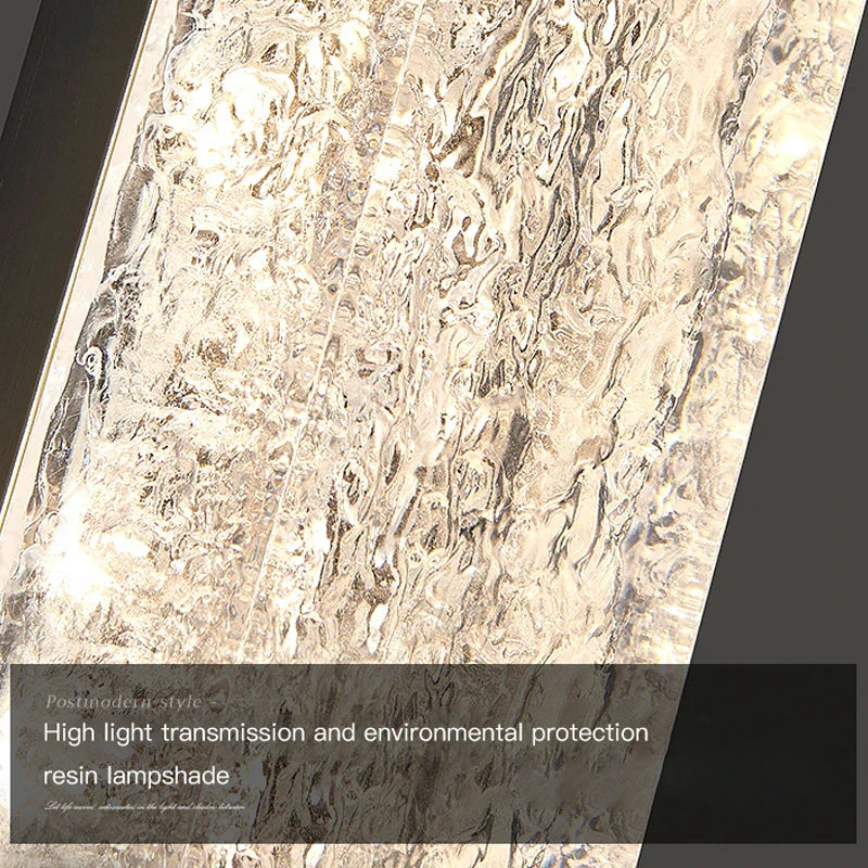 DecorBites™ LED Resin Wall Lamp for Bedroom and Living Room