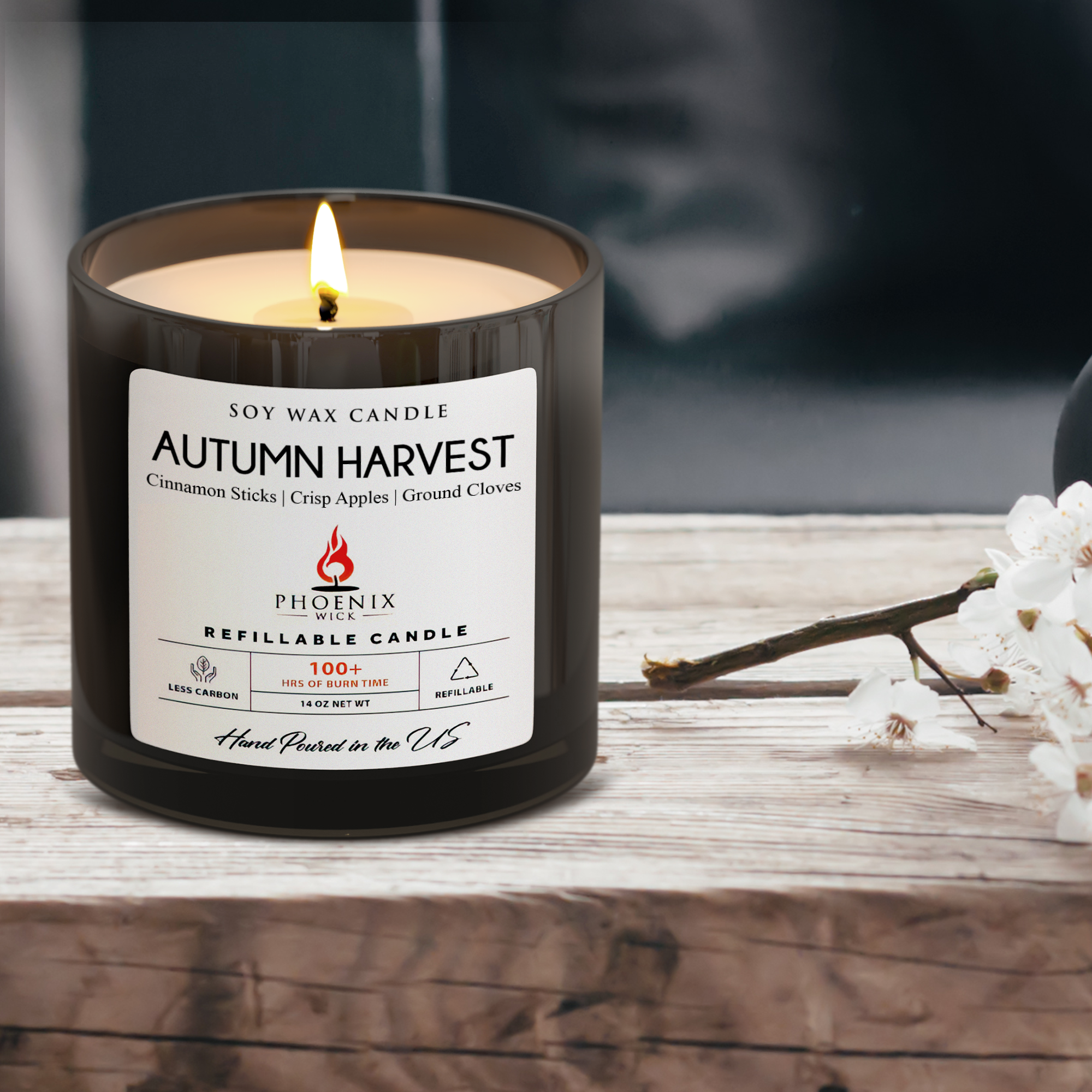 Autumn Harvest - Candle Making Kit + Jar