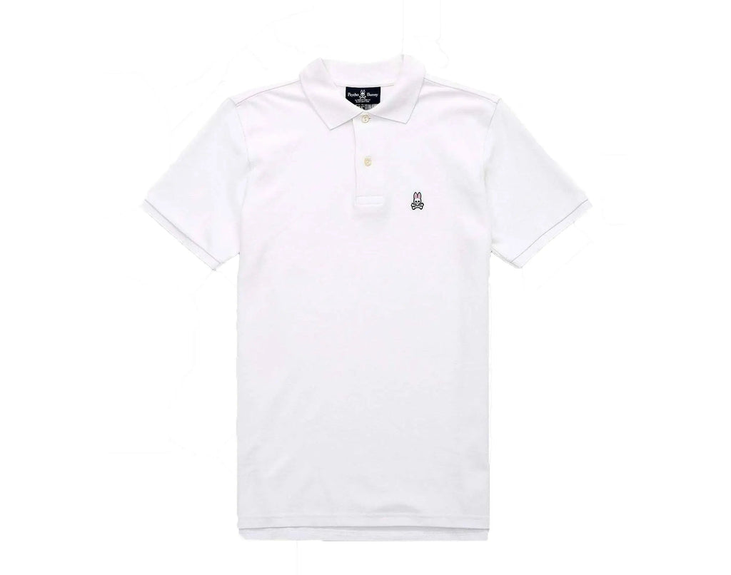 Psycho Bunny Classic Polo Men Shirt White