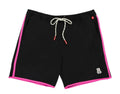 Psycho Bunny Holloway Men Swim Trunks Black