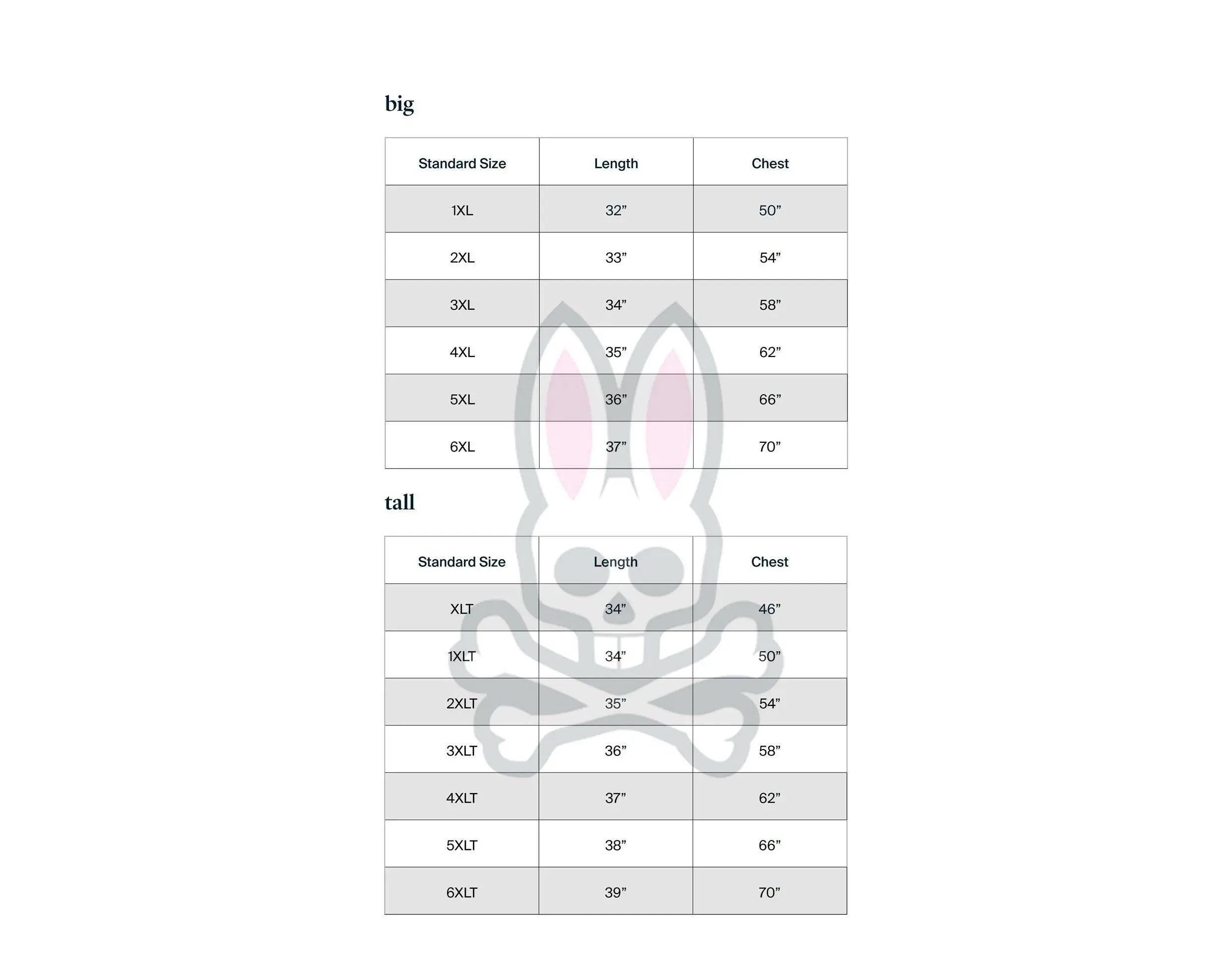 Psycho Bunny Classic V-Neck Men's Big and Tall Tee Shirt