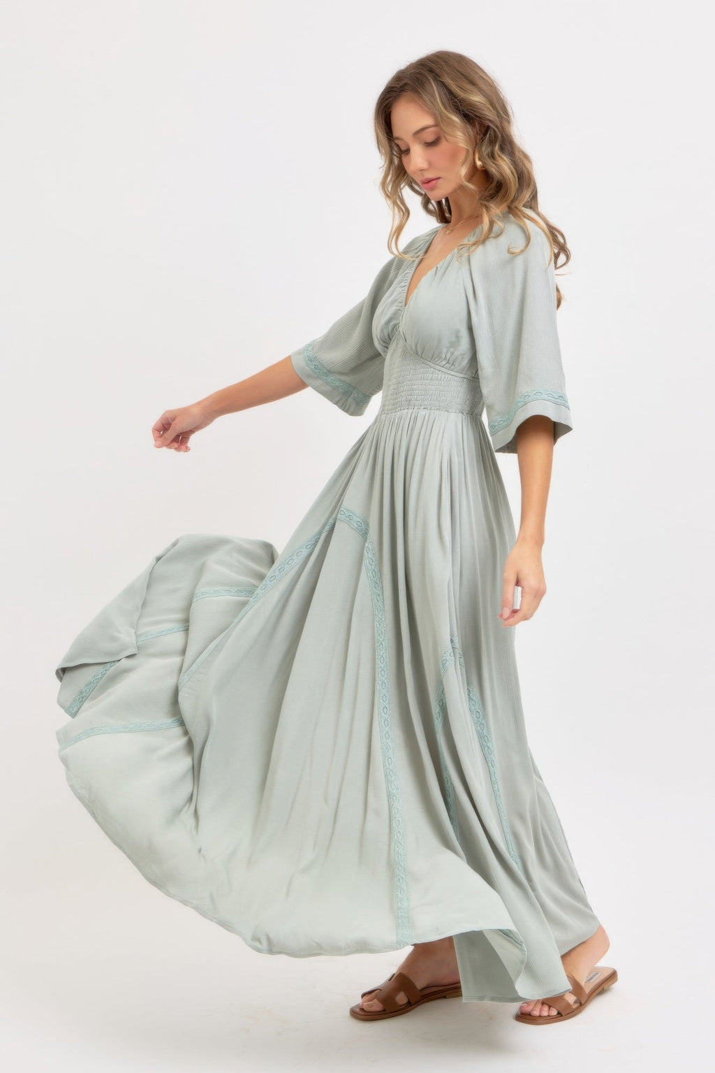 Romantic Flowy Maxi Dress