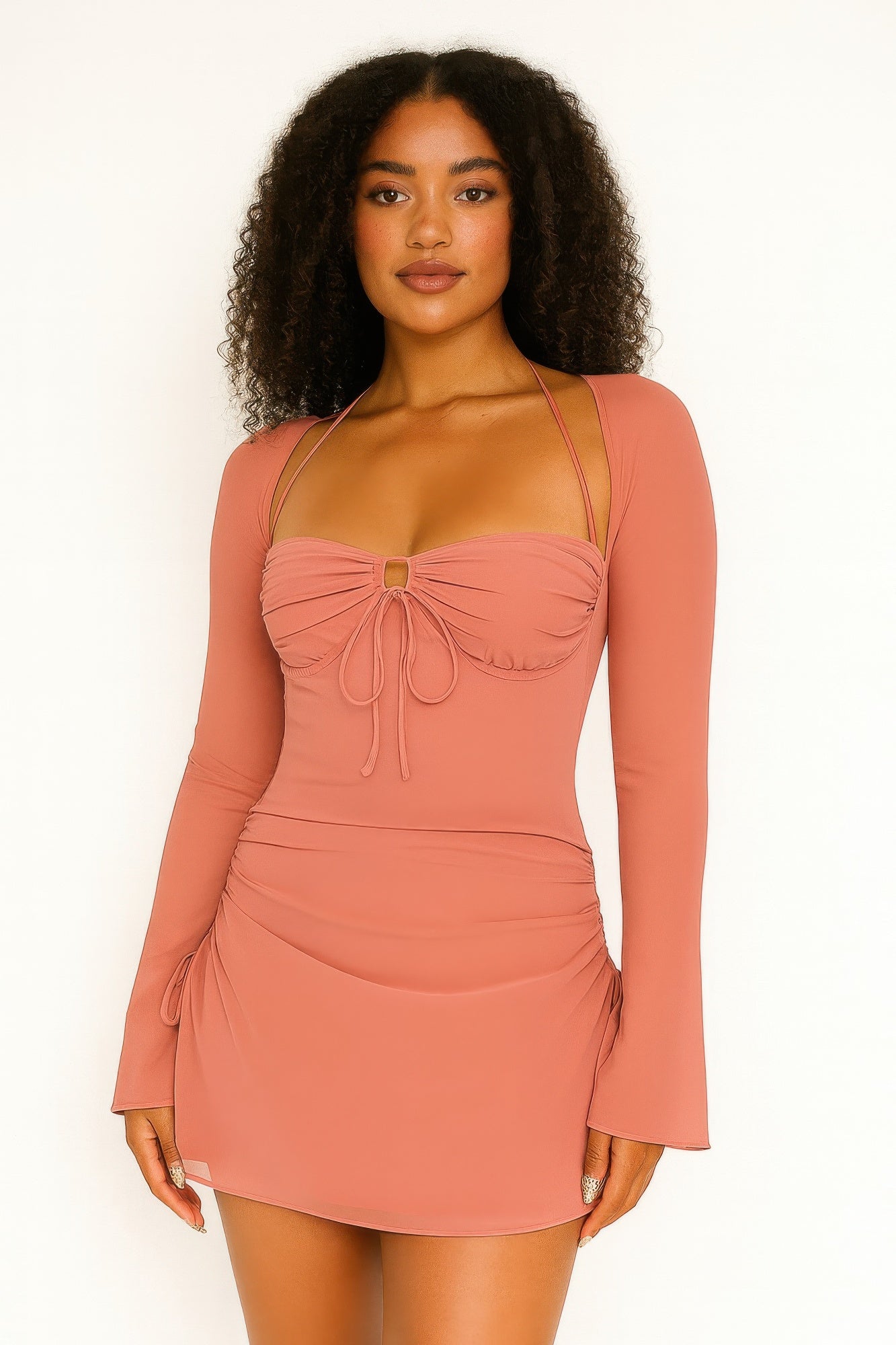 Peek Hole Mini Dress