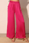 Hammered Satin Pocket Pants