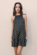 Sacred Tree Ruffle Bottom Dress