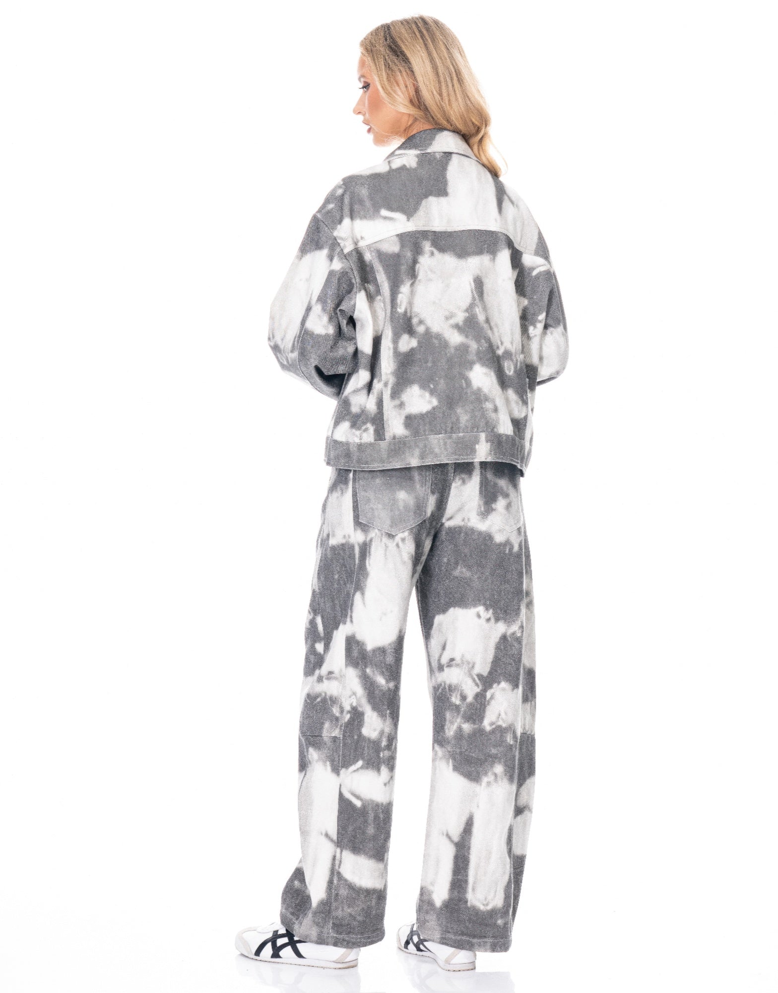 Tie-dye Denim Jacket