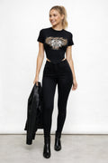 Midnight Rider Graphic Cropped Tee