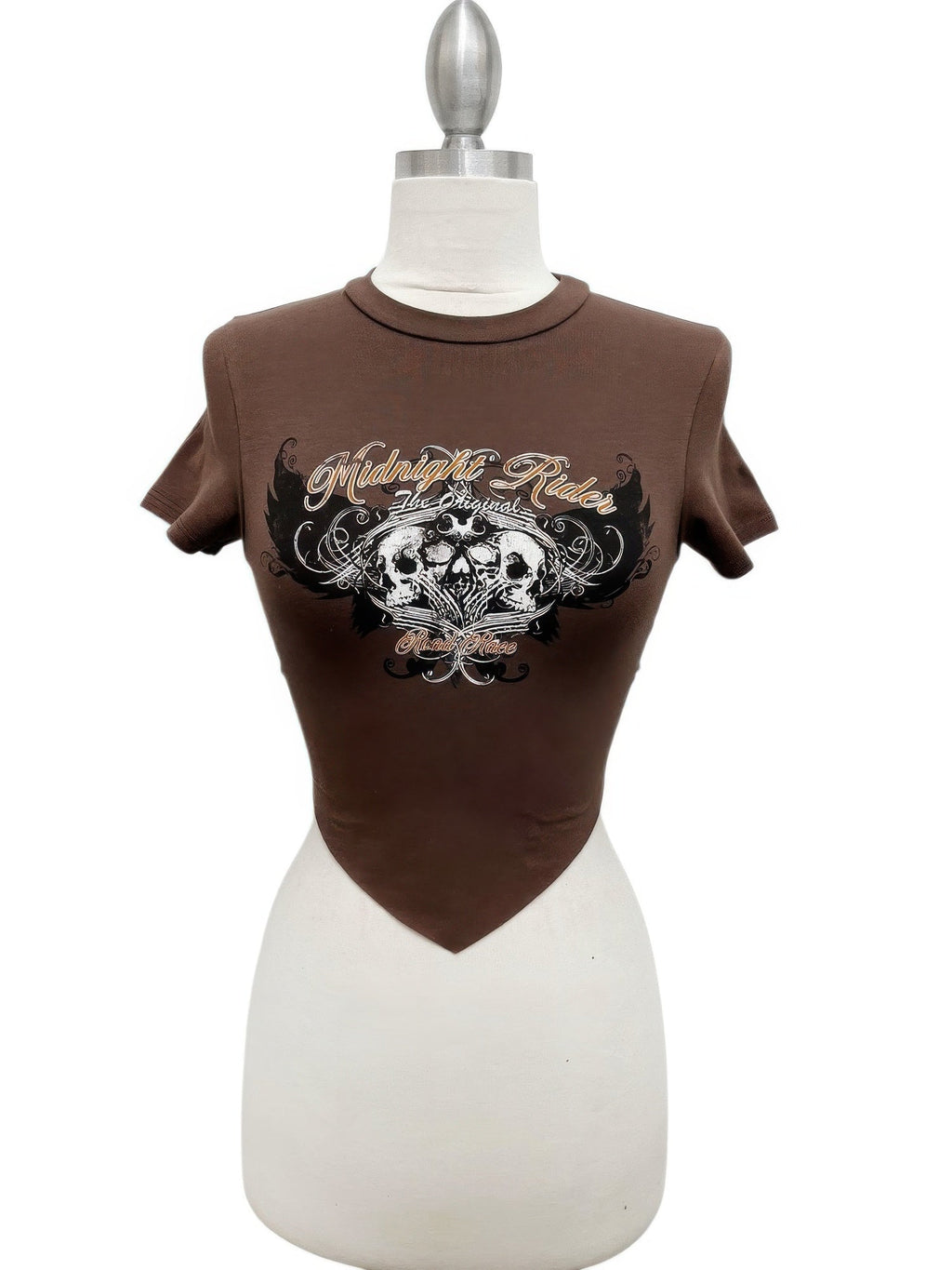 Midnight Rider Graphic Cropped Tee