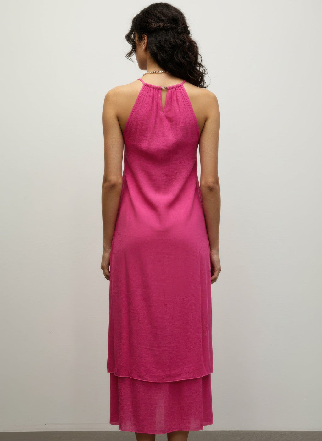 Mlle Gabrielle Solid Sleeveless Dress