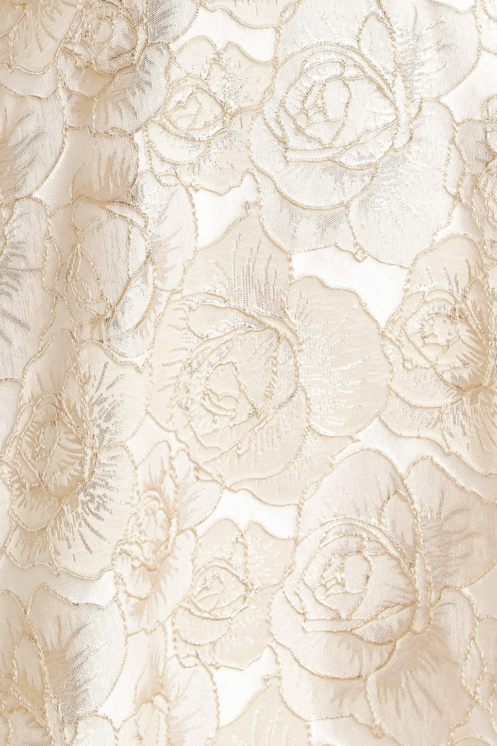 GILDED ROSE WOVEN MIDI DRESS