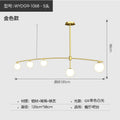 DecorBites™ Bubble Iron Chandelier: Minimalist Nordic Kitchen Restaurant Island Light