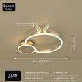 DecorBites™ Butterfly Light: Modern Round Ceiling Lamp for Light Luxury Living Room, 2024 New Model
