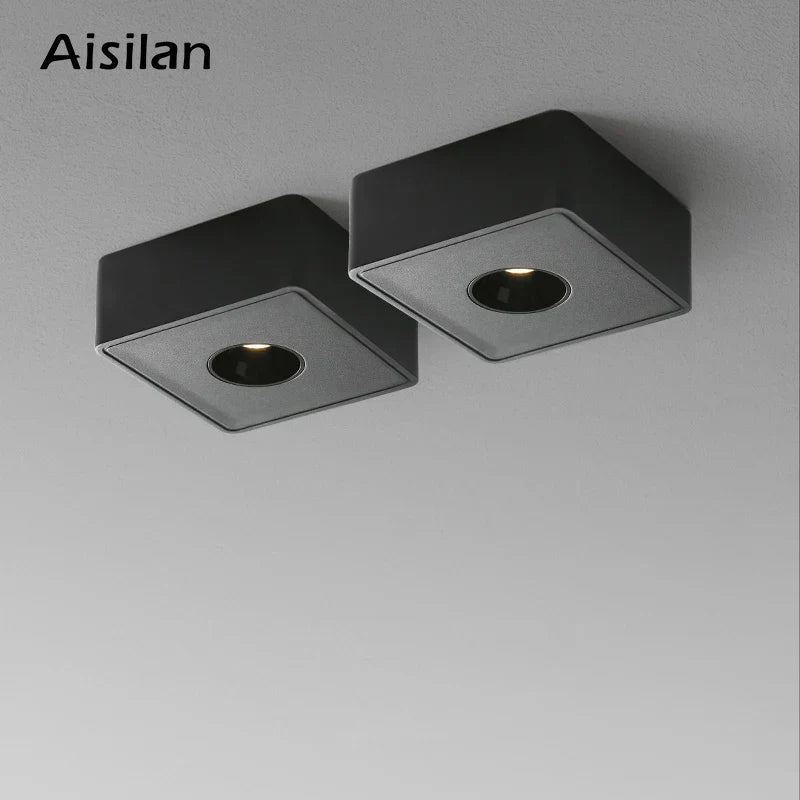 DecorBites™ LED Surface Mount Ceiling Downlight Ultra-thin Anti-glare Spot Light for Indoor Area