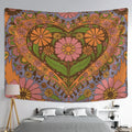DecorBites™ Cat Paws Tapestry: Bohemian Witchcraft Tarot Card Psychedelic Hippie Girl Dorm Decor