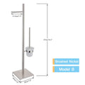 DecorBites™ Bathroom Set: Toilet Brush Rack, Toilet Paper Holder, & Accessories